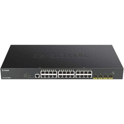 Switch gestionable d-link smart dgs-1250-28xmp 28 puertos/ rj-45 10/100/1000 poe/ sfp