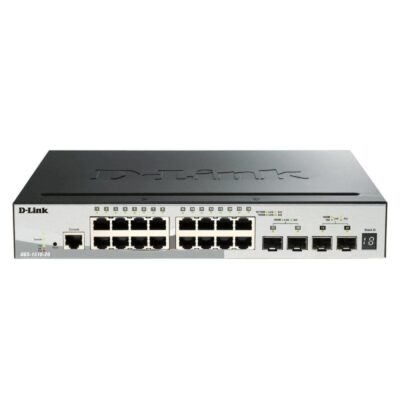 Switch d-link dgs-1510-20 20 puertos/ gigabit 10/100/1000/ sfp