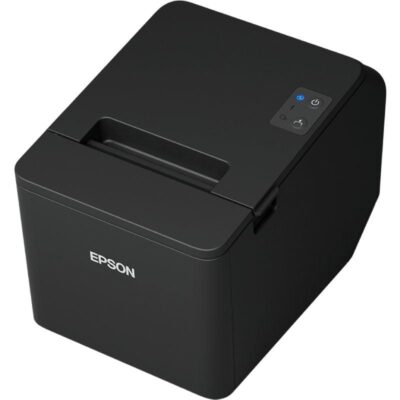 Impresora de tickets epson tm-t20iv/ ancho papel 80mm/ usb-rs232/ negra