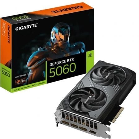 Tarjeta gráfica gigabyte geforce rtx 5060 windforce oc/ 8gb gddr7 - Imagen 6