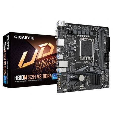 Placa base gigabyte h610m s2h v3 ddr4 socket 1700/ ddr4/ pcie 4.0/ micro atx - Imagen 6