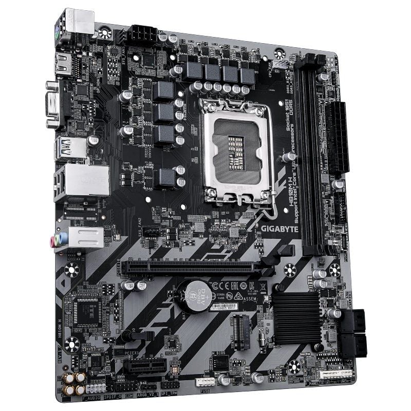 Placa base gigabyte h810m h socket 1851/ ddr5/ pcie 4.0/ micro atx - Imagen 3