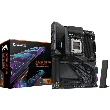 Placa base gigabyte x870e a elite x socket am5/ ddr5/ pcie 5.0 - Imagen 6