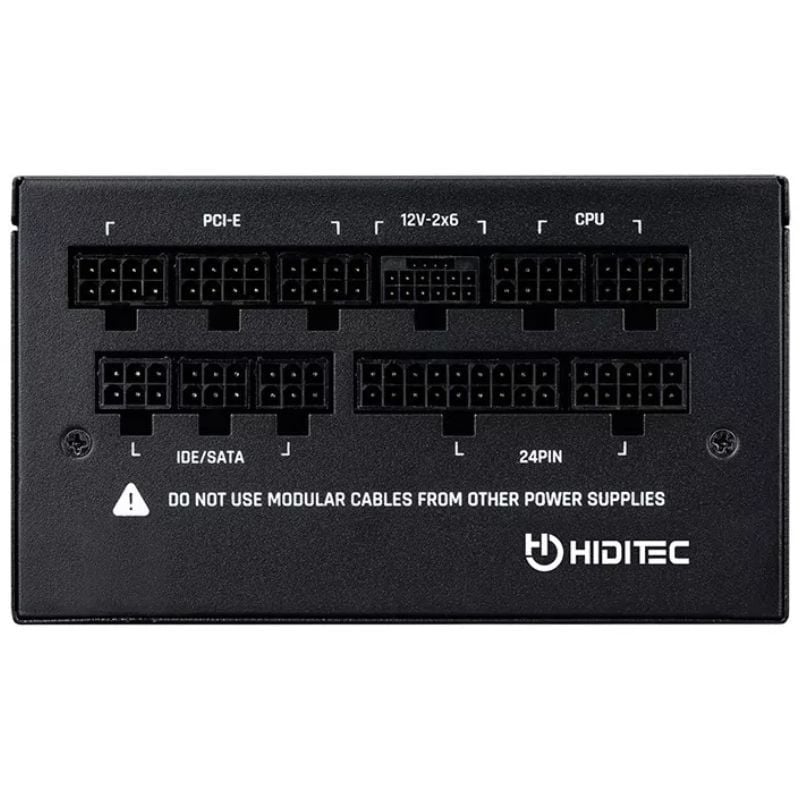Fuente de alimentación hiditec gdx850 v3/ 850w/ ventilador 14cm/ atx 3.1/ pcie 5.1/ 80 plus gold - Imagen 4