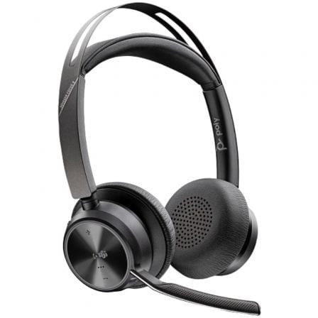 Auriculares inalámbricos poly voyager focus 2 microsoft teams + adaptador usb-c-a + soporte de carga/ con micrófono/ bluetooth/ - Imagen 7