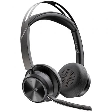 Auriculares inalámbricos poly voyager focus 2 microsoft teams + adaptador usb-c-a + soporte de carga/ con micrófono/ bluetooth/ - Imagen 9