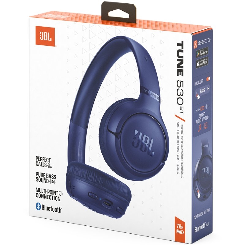 Auriculares inalámbricos jbl tune 530bt/ con micrófono/ bluetooth/ azules - Imagen 5