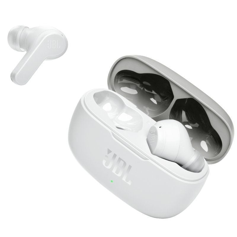 Auriculares bluetooth jbl wave 200tws con estuche de carga/ autonomía 5h/ blancos - Imagen 4