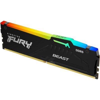 Memoria ram kingston fury beast rgb expo 32gb/ ddr5/ 6000mhz/ 1.35v/ cl30/ dimm
