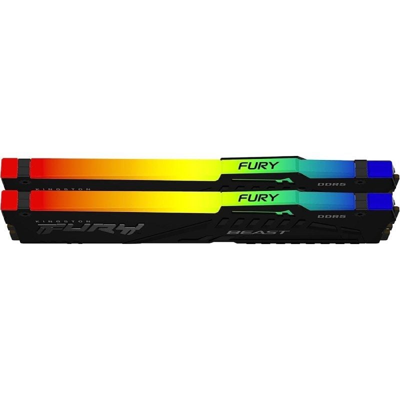 Memoria ram kingston fury beast rgb 2 x 16gb/ ddr5/ 6000mhz - Imagen 2