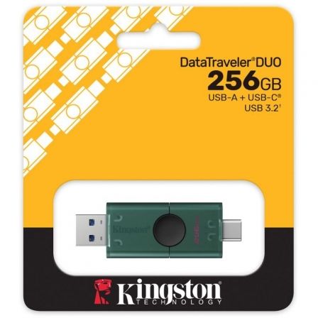 Pendrive 256gb kingston datatraveler duo usb tipo-c y usb 3.2 - Imagen 8