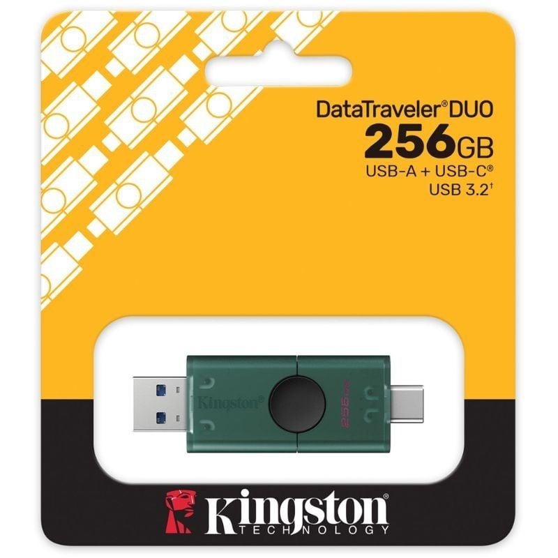 Pendrive 256gb kingston datatraveler duo usb tipo-c y usb 3.2 - Imagen 4