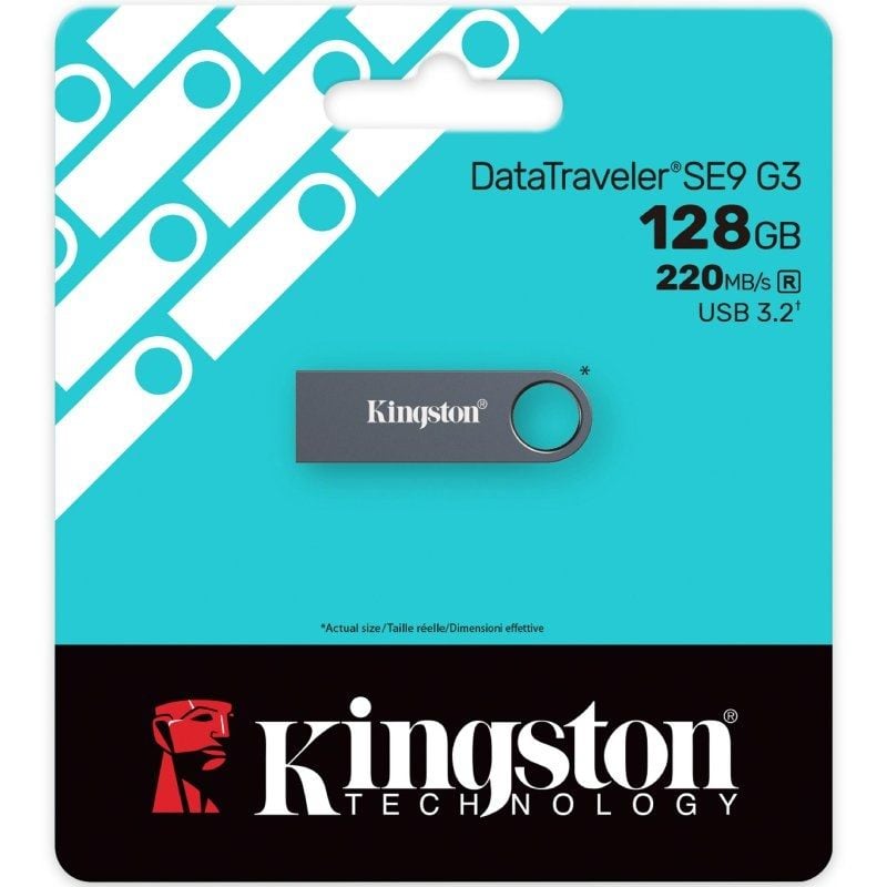 Pendrive 128gb kingston datatraveler se9 g3 usb 3.2 - Imagen 3
