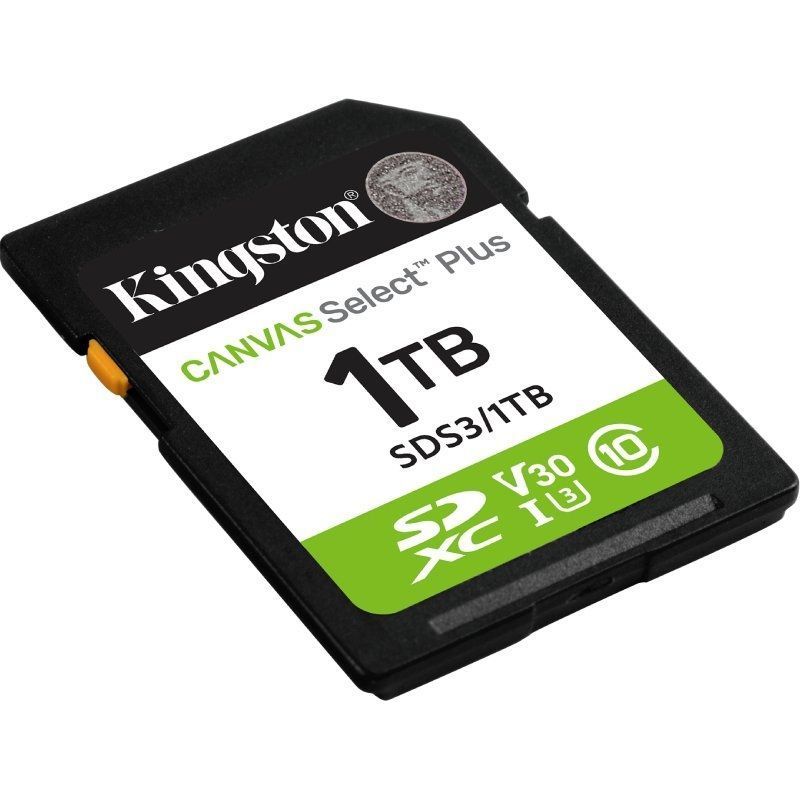 Tarjeta de memoria kingston canvas select plus 1tb sd xc/ clase 10/ 150mbs - Imagen 2