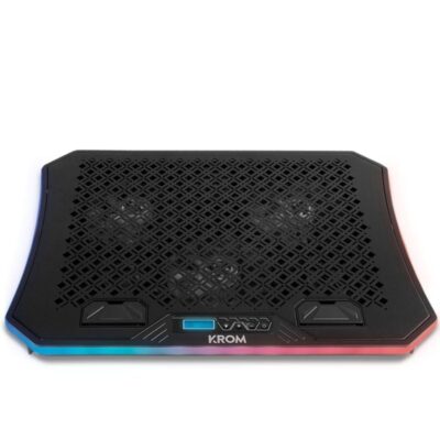 Soporte refrigerante krom kooler para portátiles hasta 19/ iluminación led