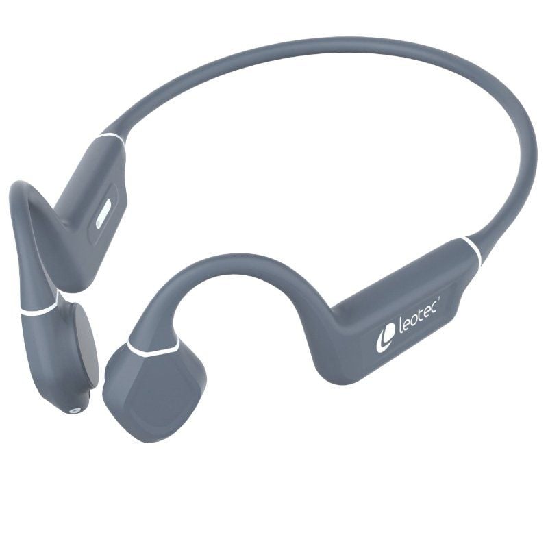 Auriculares inalámbricos deportivos de conducción ósea leotec osea kuri/ con micrófono/ bluetooth/ grises - Imagen 4