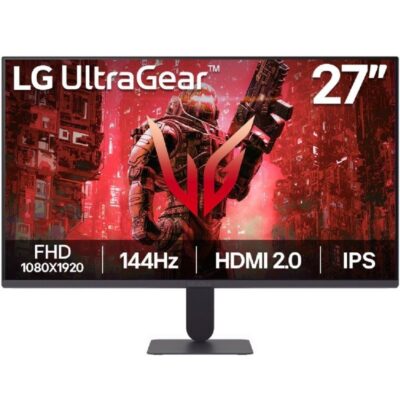 Monitor gaming lg ultragear g4 27g411a-b 27/ full hd/ 1ms/ 144hz/ ips/ negro