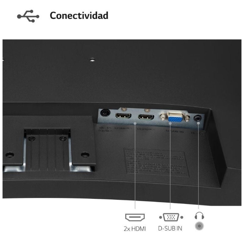 Monitor curvo lg 32mr50c-b 31.5/ full hd/ negro - Imagen 5