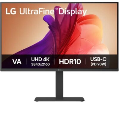 Monitor profesional lg ultrafine 32u720a-b 31.5/ 4k/ multimedia/ regulable en altura/ negro