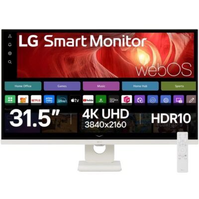 Smart monitor lg 32u721sa-w 31.5/ 4k/ multimedia/ smart tv/ blanco