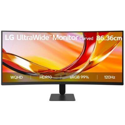 Monitor profesional ultrapanorámico curvo lg 34u601b-b 34/ wqhd/ negro