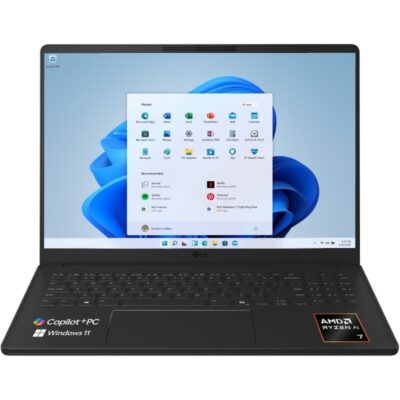 Portátil lg gram 16u55u-g.au75bn ryzen ai 7 445/ 16gb/ 512gb ssd/ 16/ win11