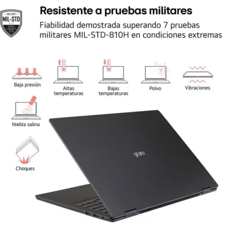 Portátil lg gram 16z90tl-g.au85bn intel core ultra 7-258v/ 32gb/ 512gb ssd/ 16/ win11 - Imagen 8
