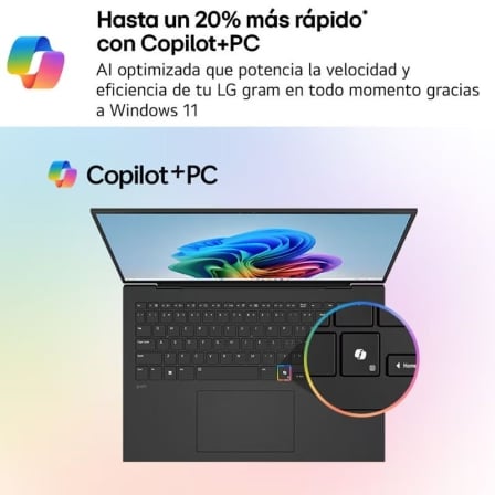 Portátil lg gram 17z90tl-g.au88bn intel core ultra 7-258v/ 32gb/ 1tb ssd/ 17/ win11 - Imagen 9