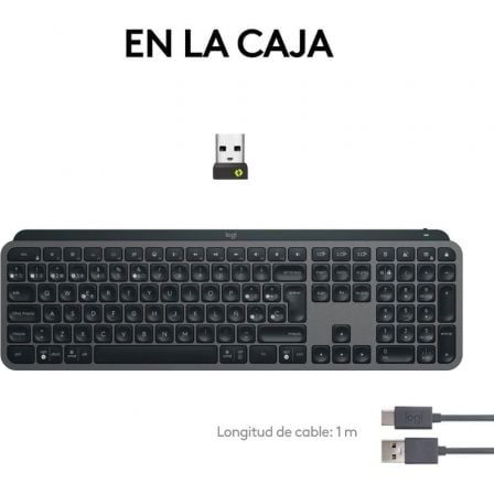 Teclado inalámbrico por bluetooth logitech mx keys s - Imagen 8