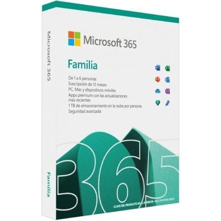 Microsoft 365 familia/ 6 usuario/ 1 año/ 5 dispositivos - Imagen 2