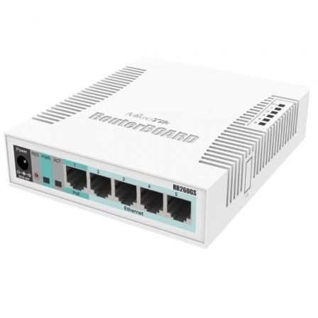 Switch mikrotik css106-5g-1s 6 puertos/ rj45 10/100/1000/ sfp/ poe - Imagen 3
