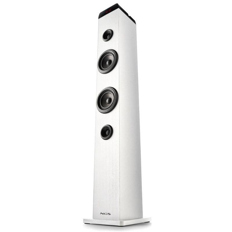 Torre de sonido con bluetooth ngs sky charm pro/ 80w/ 2.0/ blanca - Imagen 2