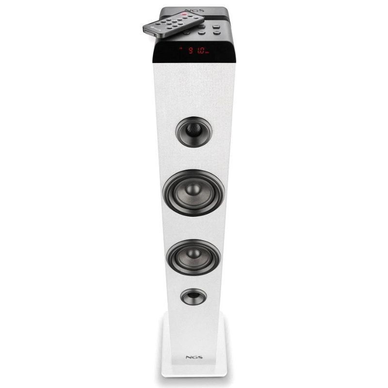 Torre de sonido con bluetooth ngs sky charm pro/ 80w/ 2.0/ blanca - Imagen 3
