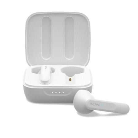 Auriculares bluetooth ngs ártica move con estuche de carga/ autonomía 7h/ blancos - Imagen 6