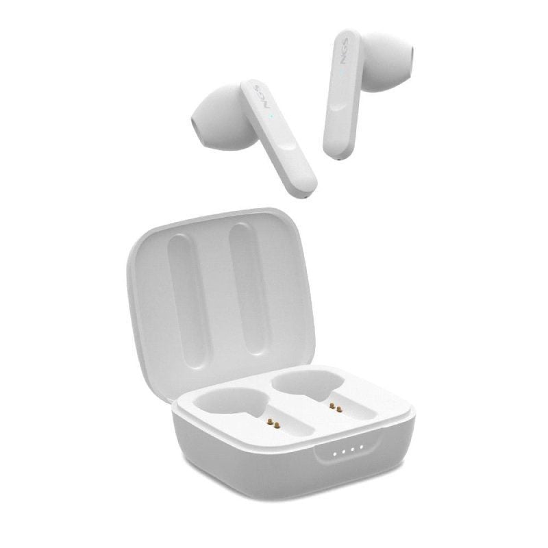 Auriculares bluetooth ngs ártica move con estuche de carga/ autonomía 7h/ blancos - Imagen 2