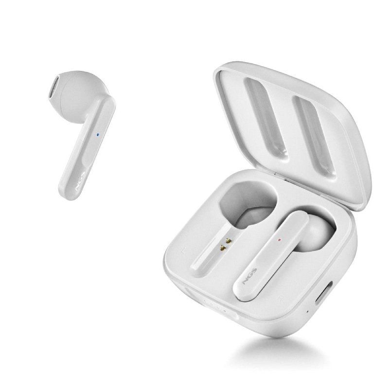 Auriculares bluetooth ngs ártica move con estuche de carga/ autonomía 7h/ blancos - Imagen 5