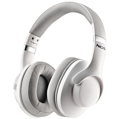 Auriculares inalámbricos ngs artica storm/ con micrófono/ bluetooth/ blancos