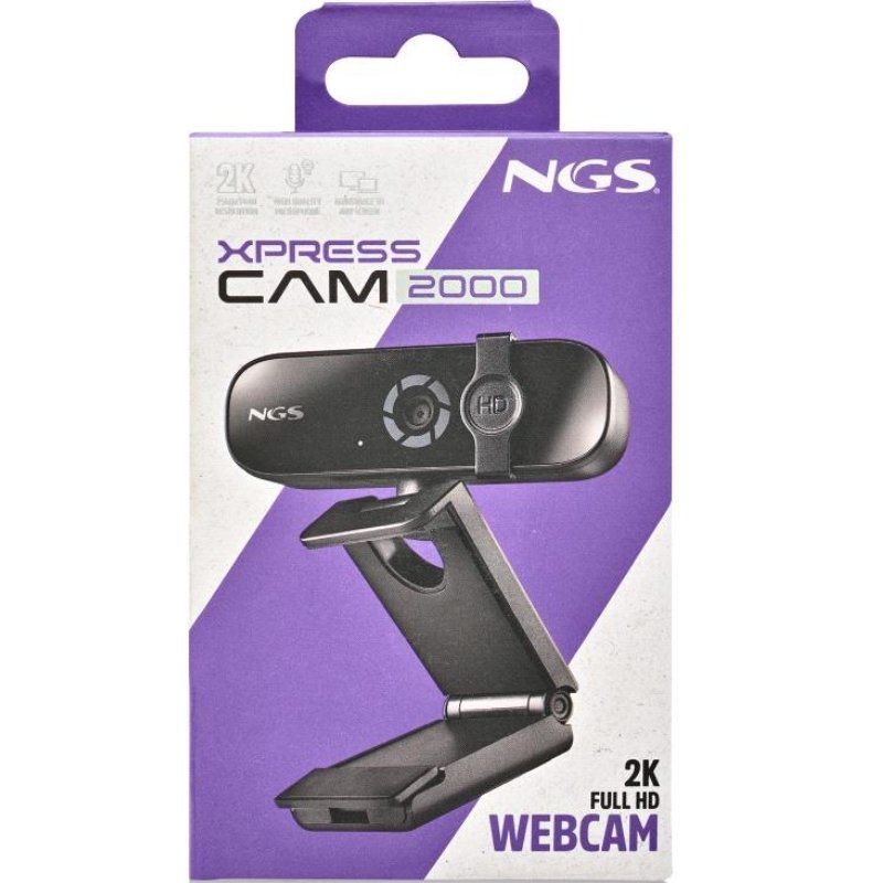 Webcam ngs xpresscam 2000/ 2560 x 1440 2k - Imagen 4