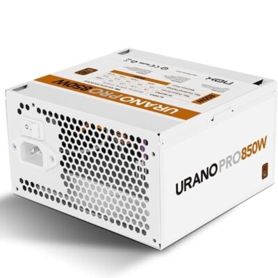 Fuente de alimentación nox hummer urano pro white/ 850w/ ventilador 12cm/ 80 plus bronze