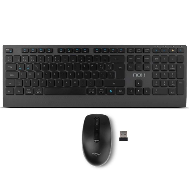Teclado y ratón inalámbricos nox lite duo - Imagen 2