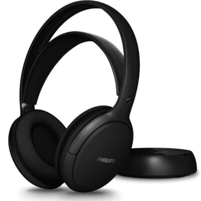 Auriculares inalámbricos philips shc5200m2/ jack 3.5/ negros