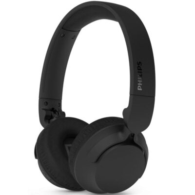 Auriculares inalámbricos philips tah4500bk/ con micrófono/ bluetooth/ negros