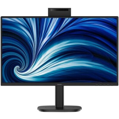 Monitor profesional philips 24b2n3200jh 23.8/ full hd/ webcam/ multimedia/ regulable en altura/ negro
