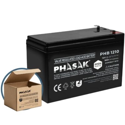 Batería phasak phb 1210 compatible con sai/ups phasak según especificaciones
