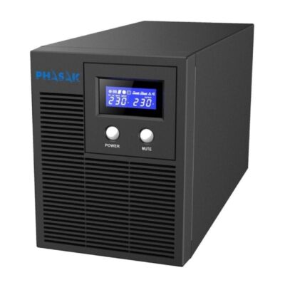 Sai línea interactiva phasak protekt 1060 va/ 1060va-700w/ 4 salidas/ formato torre