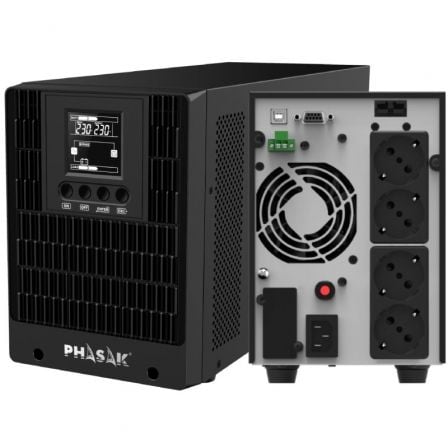Sai online phasak 2000 va online lcd/ 2000va-2000w/ 4 salidas/ formato torre - Imagen 5