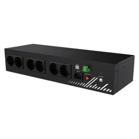 Sai línea interactiva phasak compact/ 800va-480w/ 8 salidas/ formato rack 2u - Imagen 4