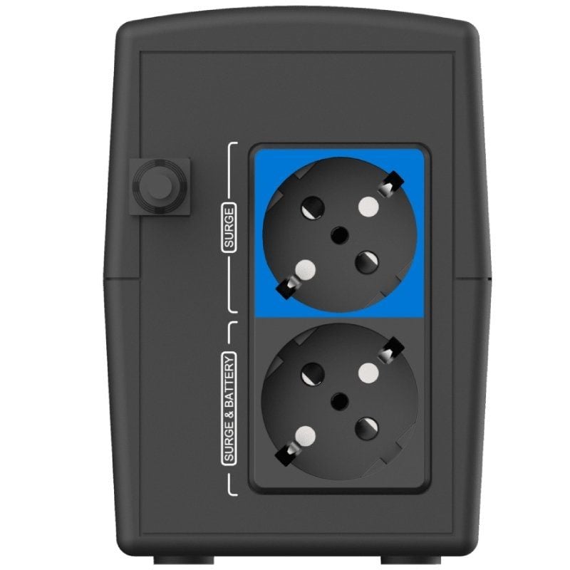 Sai línea interactiva phasak ottima 1060 va interactive/ 1060va-600w/ 2 salidas/ formato torre - Imagen 2