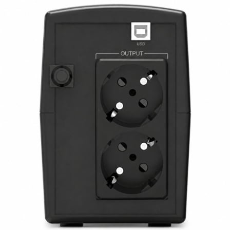 Sai línea interactiva phasak sirius 1000 va interactive/ 1000va-600w/ 2 salidas/ formato torre - Imagen 4