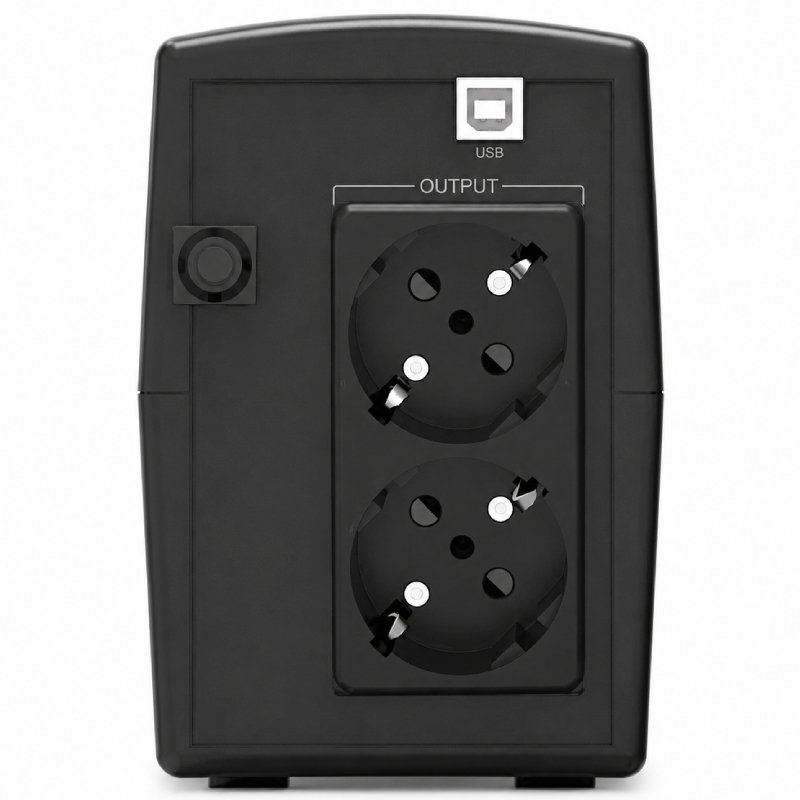 Sai línea interactiva phasak sirius 1000 va interactive/ 1000va-600w/ 2 salidas/ formato torre - Imagen 2